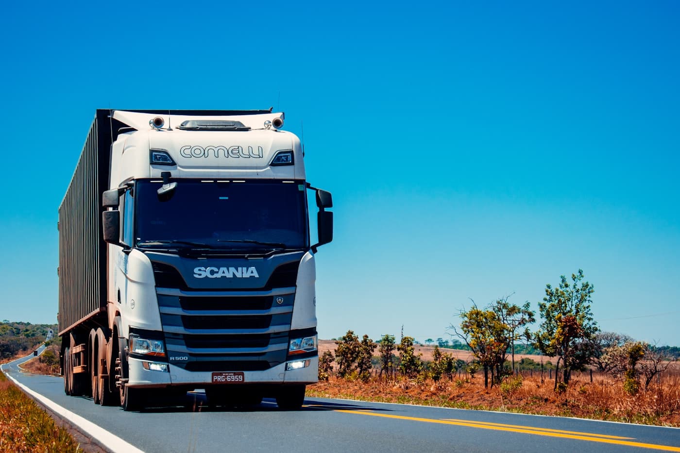 Logistics truck and freight operations