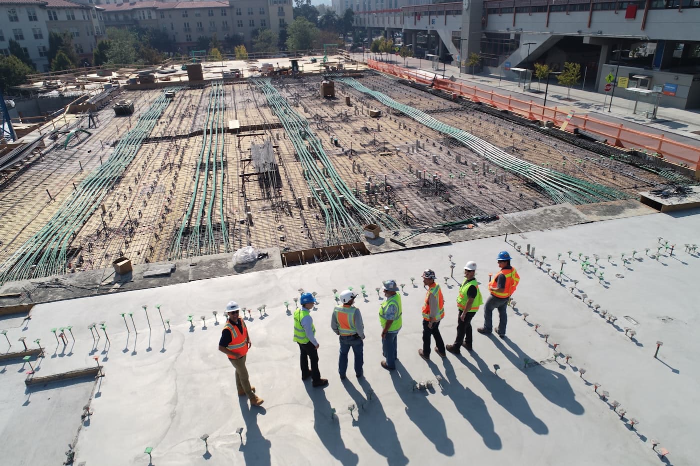 Infrastructure and construction site